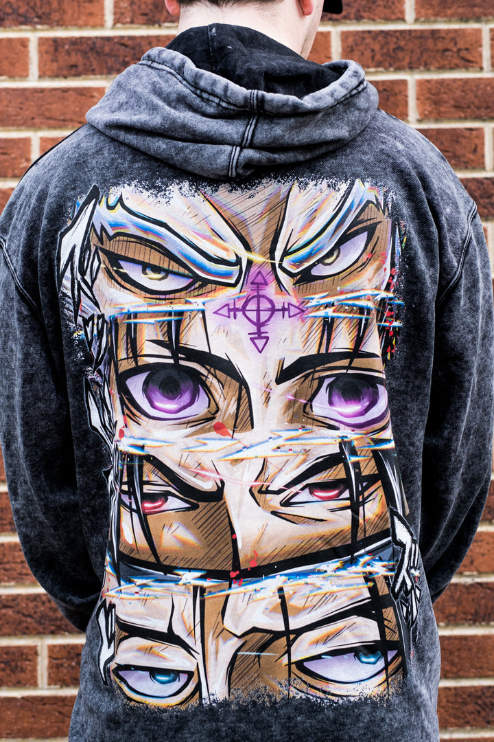 Reckless Powerhouses Vintage Wash Hoodie - Black