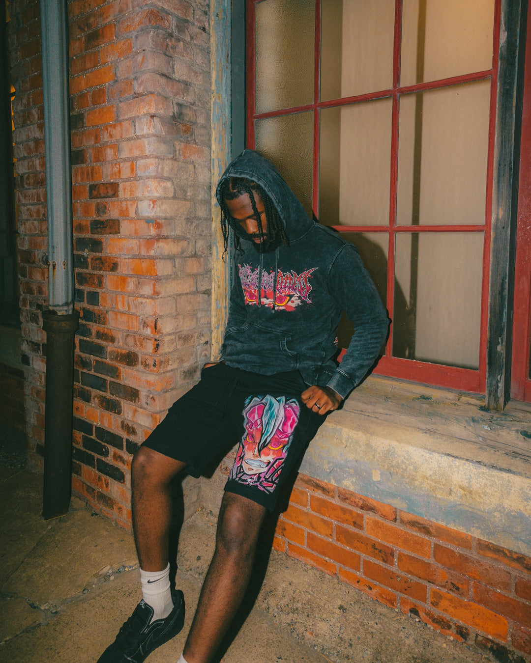 Flash Bang Midweight Shorts - Black