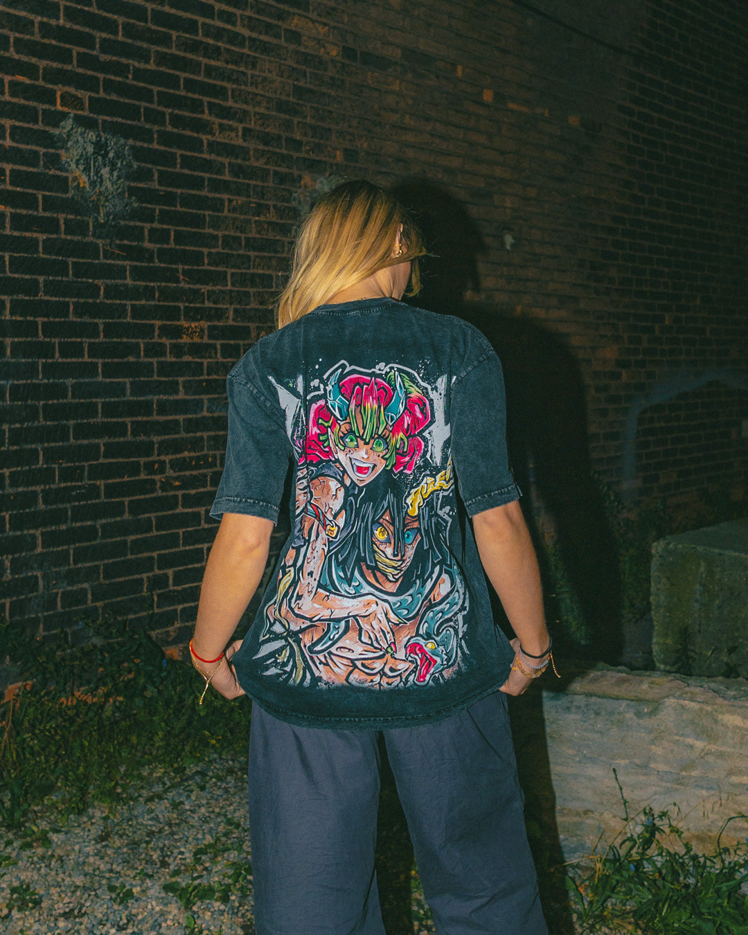 Dark Devotion Mineral Wash Heavyweight Tee - Black