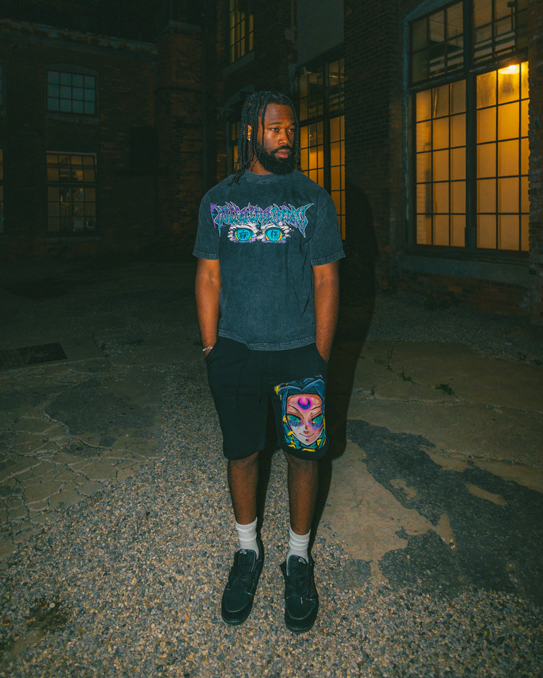 Viper’s Curse Mineral Wash Heavyweight Tee - Black