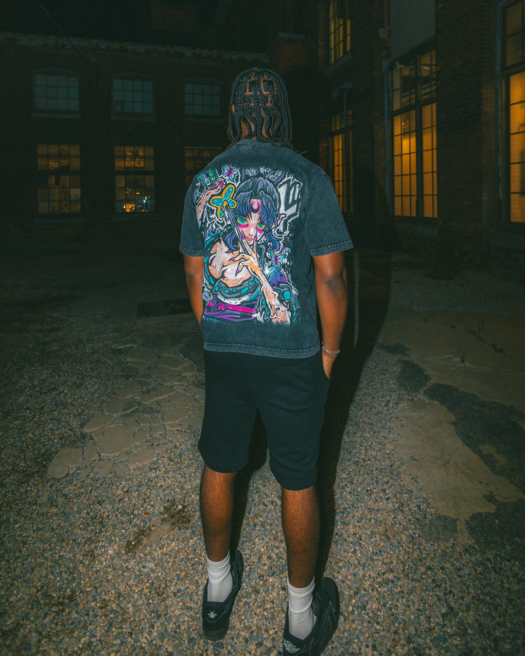 Viper’s Curse Mineral Wash Heavyweight Tee - Black