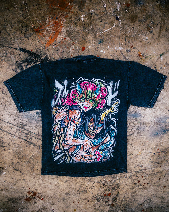 Dark Devotion Mineral Wash Heavyweight Tee - Black