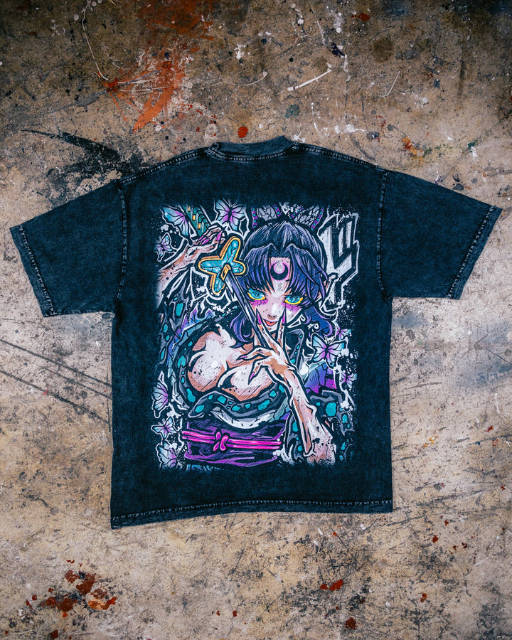 Viper’s Curse Mineral Wash Heavyweight Tee - Black