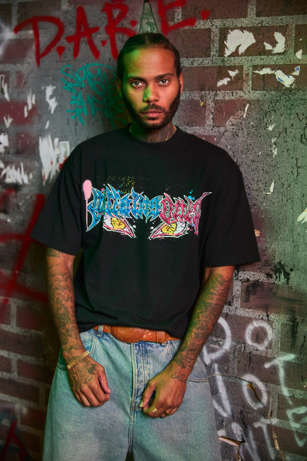 Death Compass Heavyweight Tee - Black