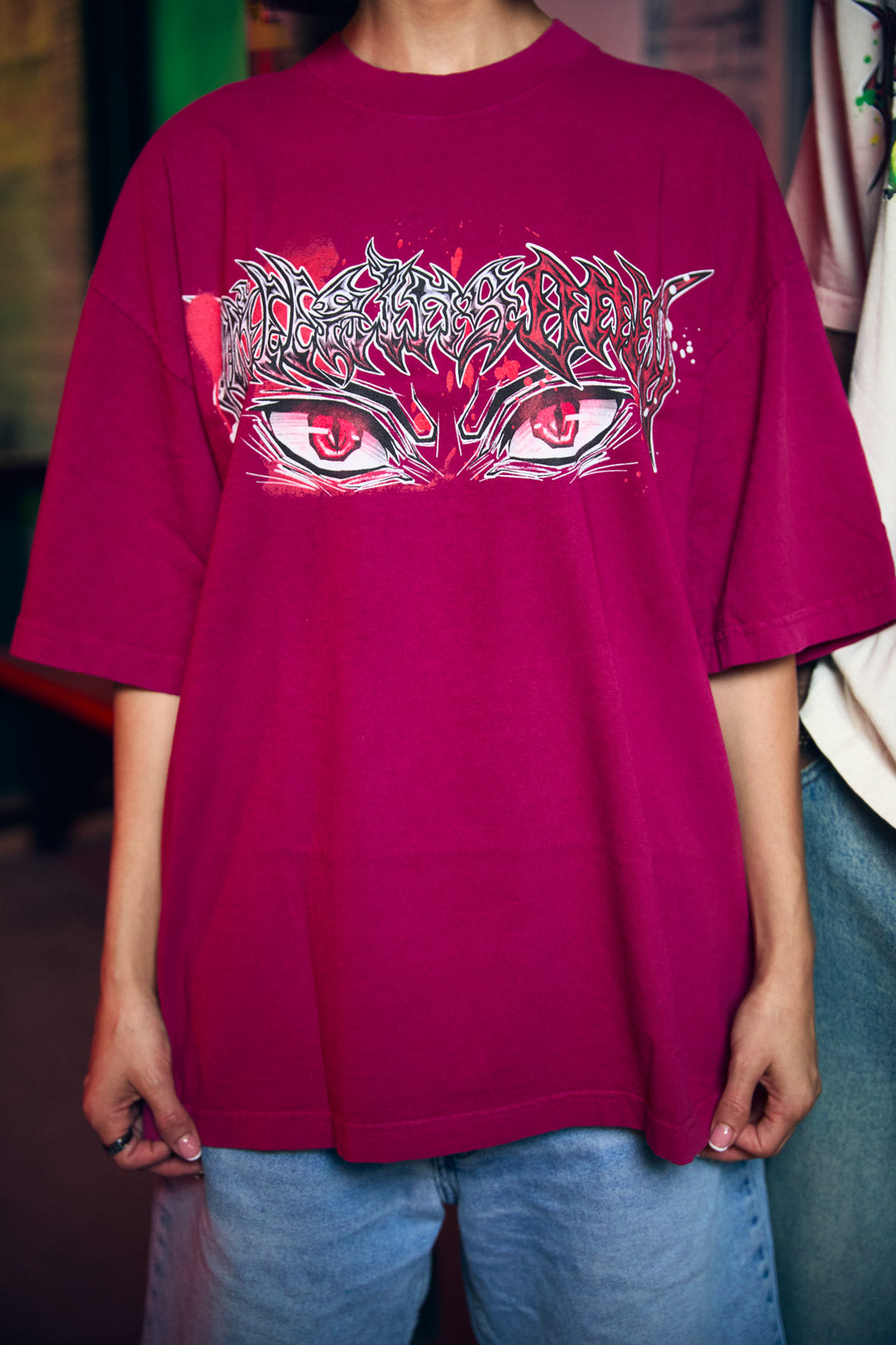 Divine Deceiver Heavyweight Tee - Ruby