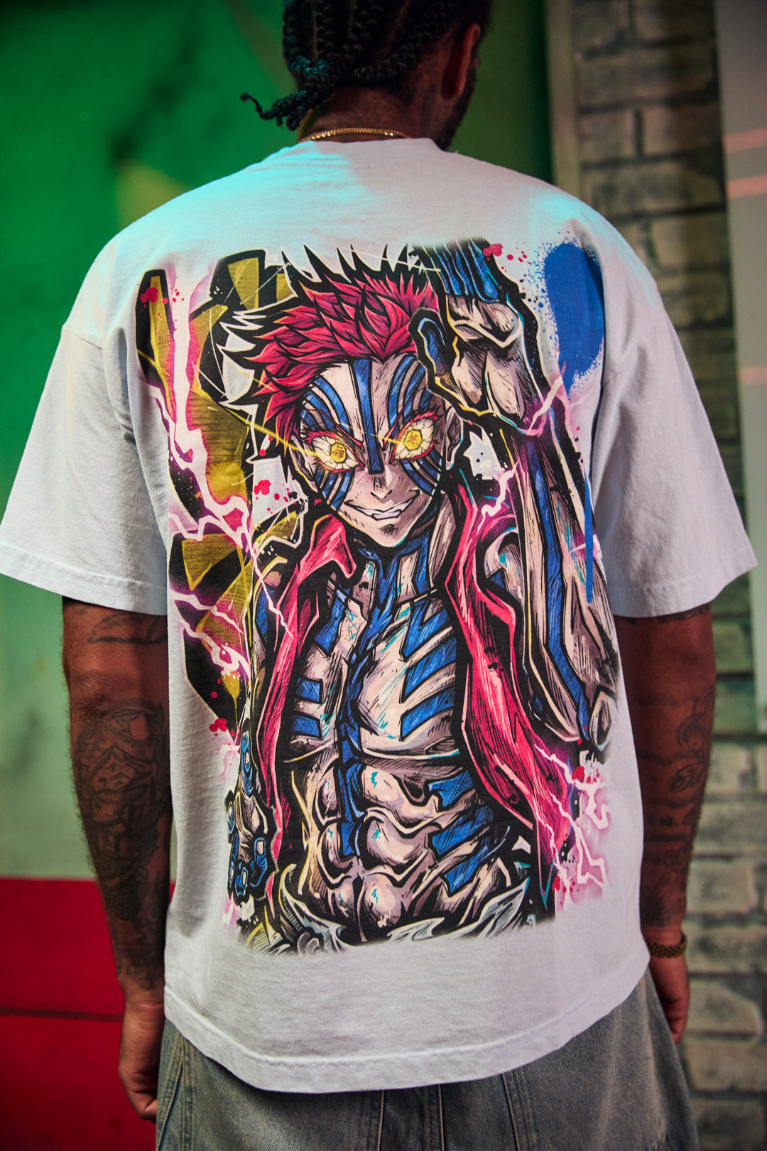 Death Compass Heavyweight Tee - Light Blue