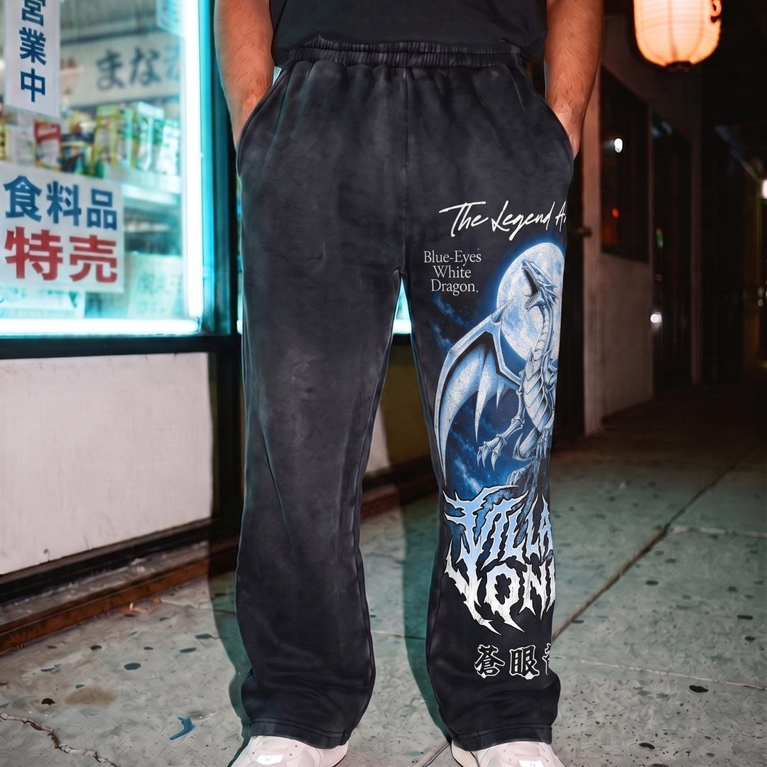 White Lightning Heavyweight Baggy Sweatpants - Vintage Black