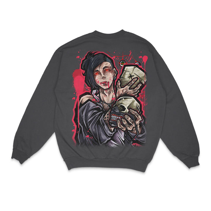 Mask Prophet Crewneck - Pigment Black