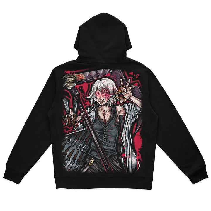 Stitched Madness Heavyweight Hoodie - Black