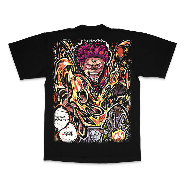 Scorching Wrath Heavyweight Tee - Black