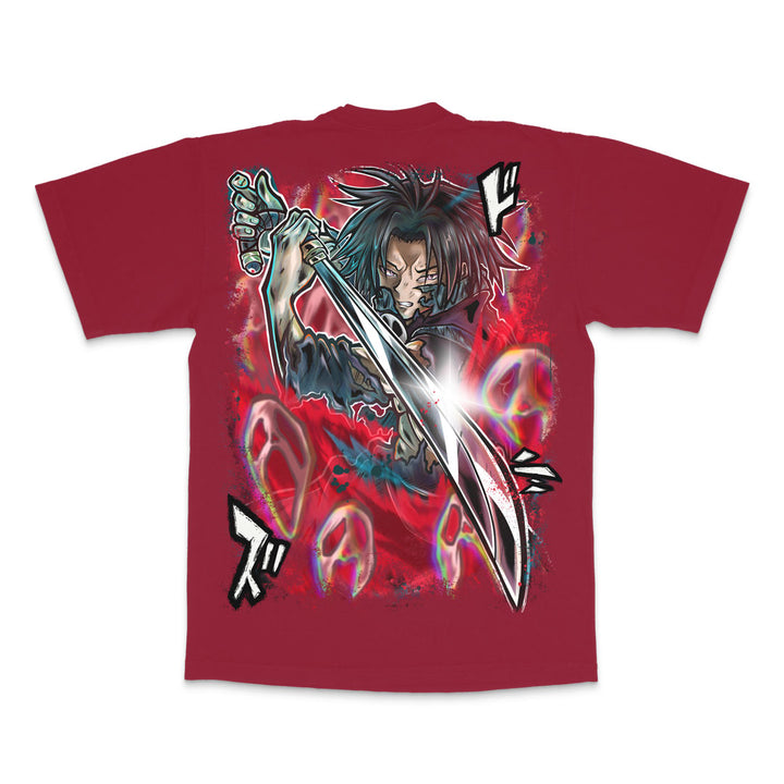 Unseen Menace Heavyweight Tee - Dark Red