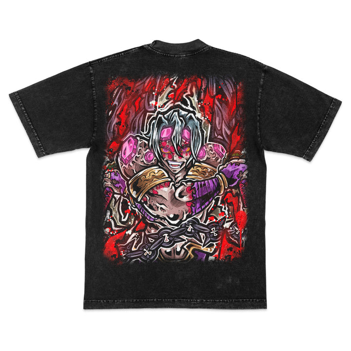 Sonic Chaos Mineral Wash Heavyweight Tee - Black
