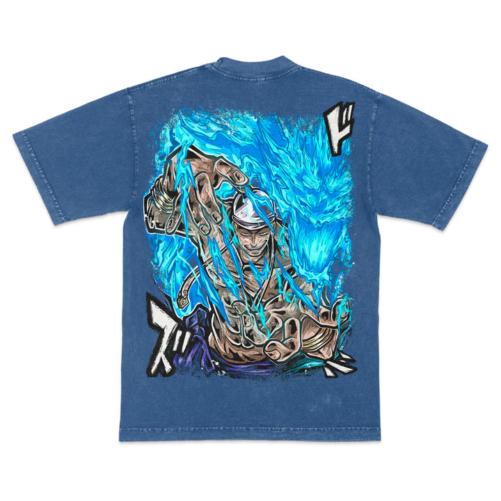 Skybreaker Mineral Wash Heavyweight Tee - Indigo