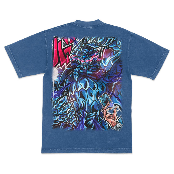 Mortal Breaker Mineral Wash Heavyweight Tee - Indigo