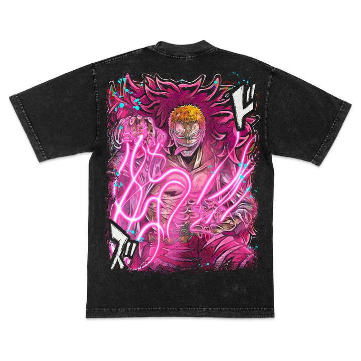 Demon Threads Vintage Wash Heavyweight Tee - Black