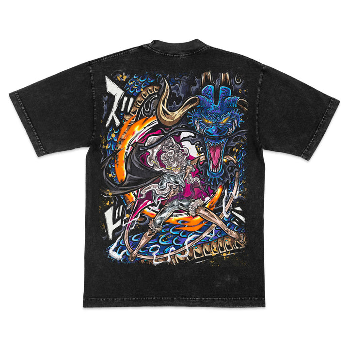 Haki Dominance Mineral Wash Heavyweight Tee - Black