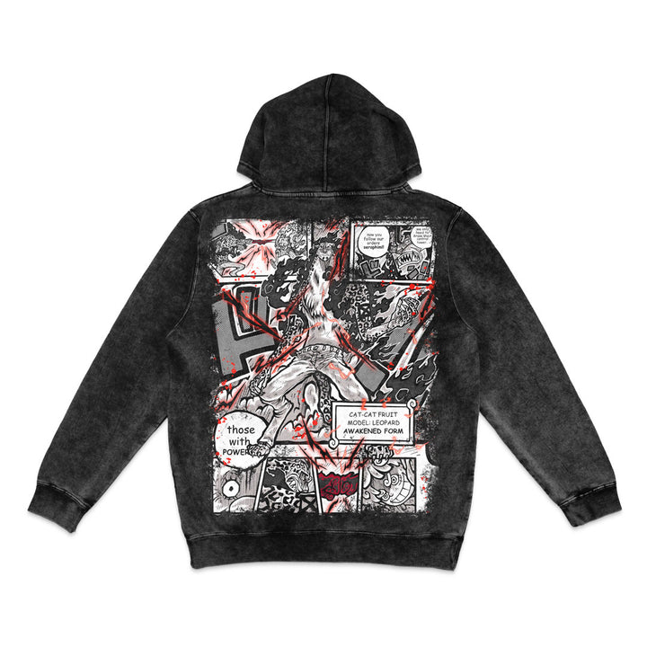 Awakened Apex Vintage Wash Hoodie - Black