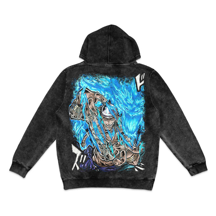 Skybreaker Vintage Wash Hoodie - Black