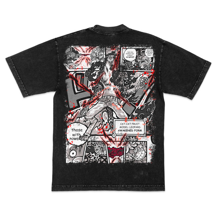 Awakened Apex Mineral Wash Heavyweight Tee - Black