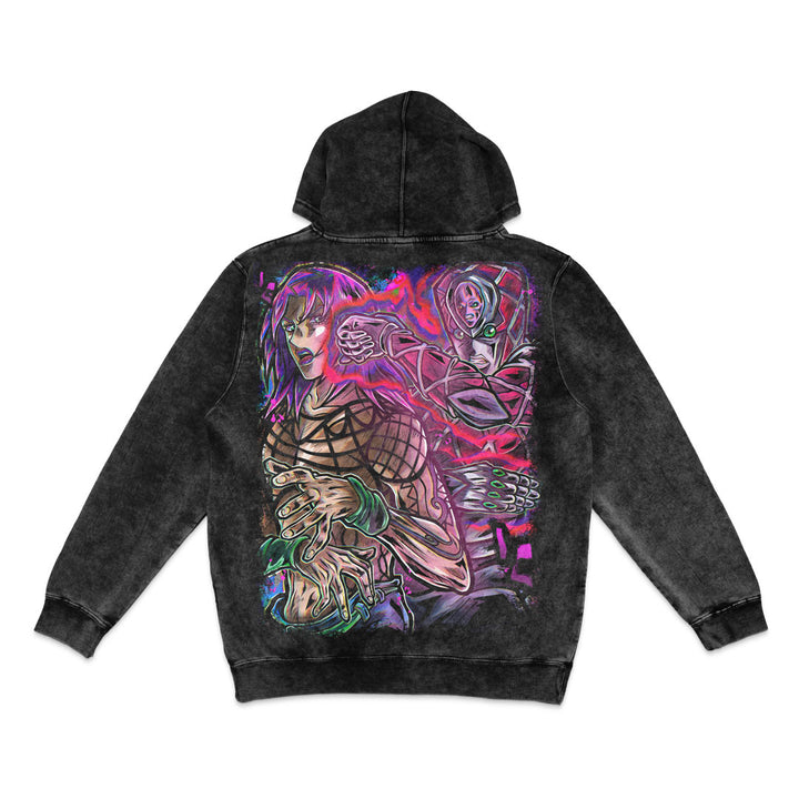 Reality Ripper Vintage Wash Hoodie - Black