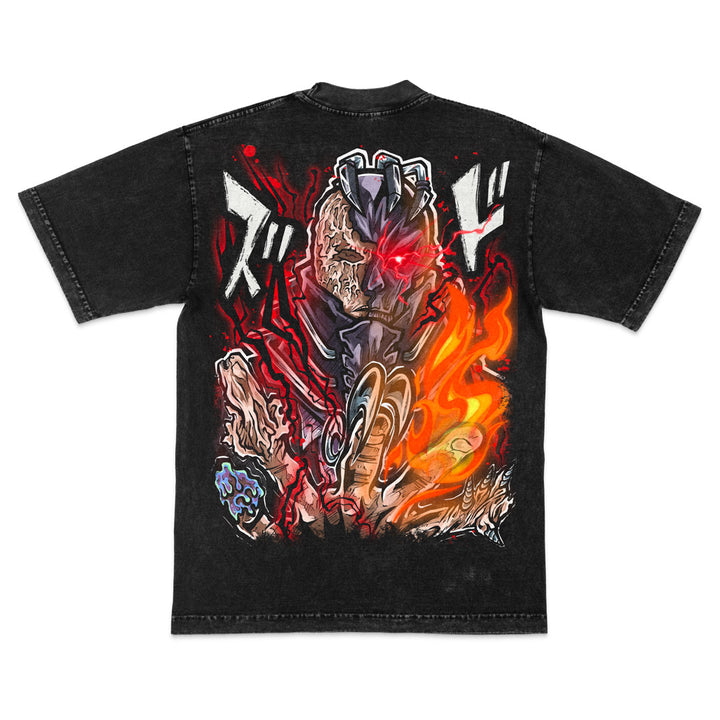 Sinister Monarch Mineral Wash Heavyweight Tee - Black