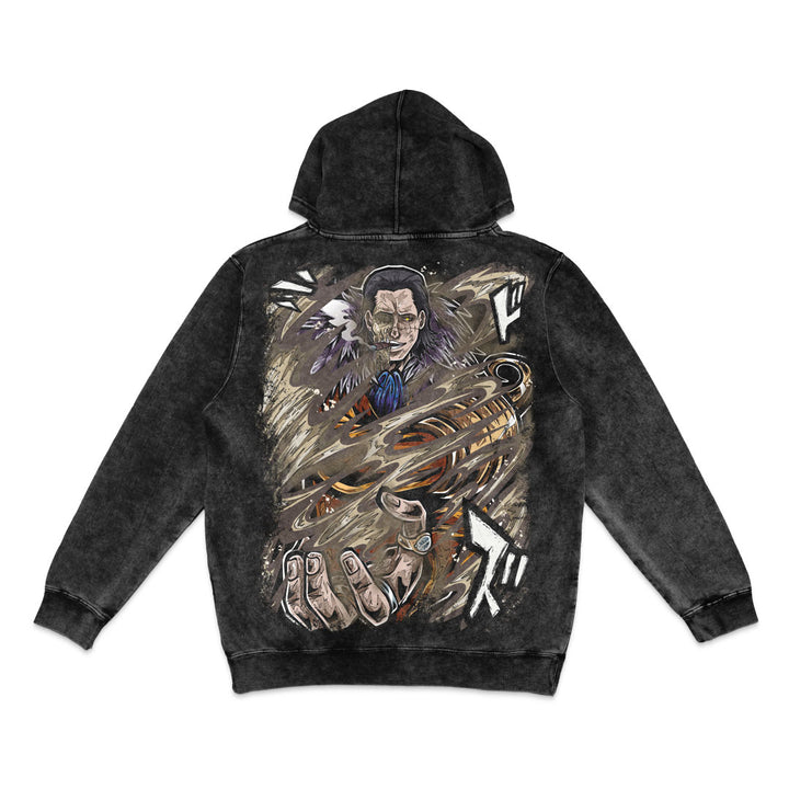 Dust Devil Vintage Wash Hoodie - Black