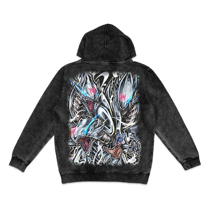 Fusion of Legends Mineral Wash Hoodie - Black