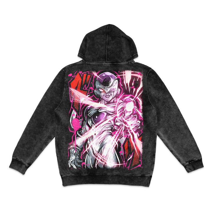 Galactic Tyrant Mineral Wash Hoodie - Black
