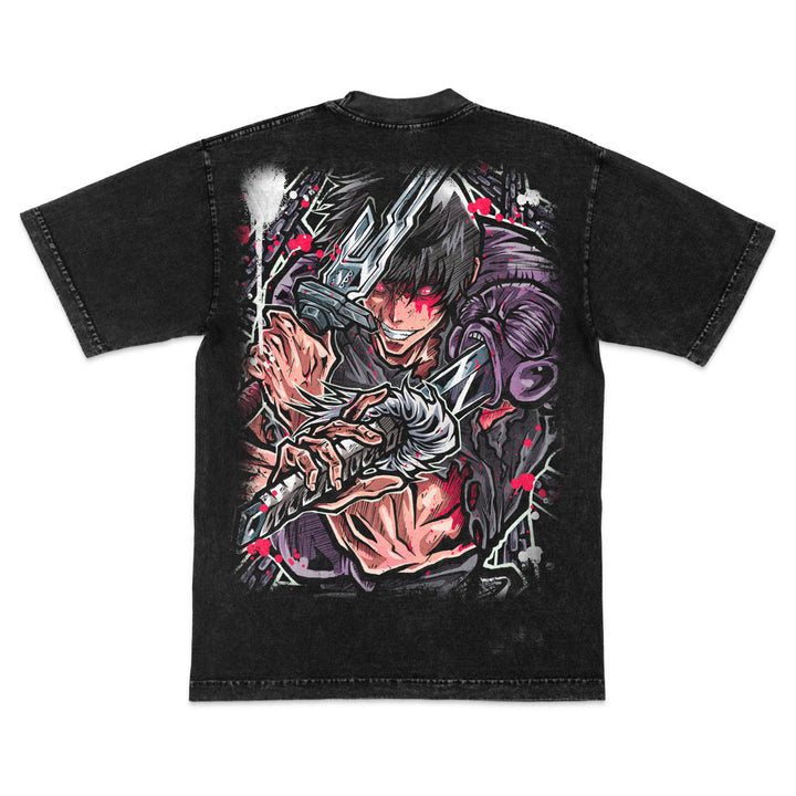 Ghost of Zen'in Mineral Wash Heavyweight Tee - Black