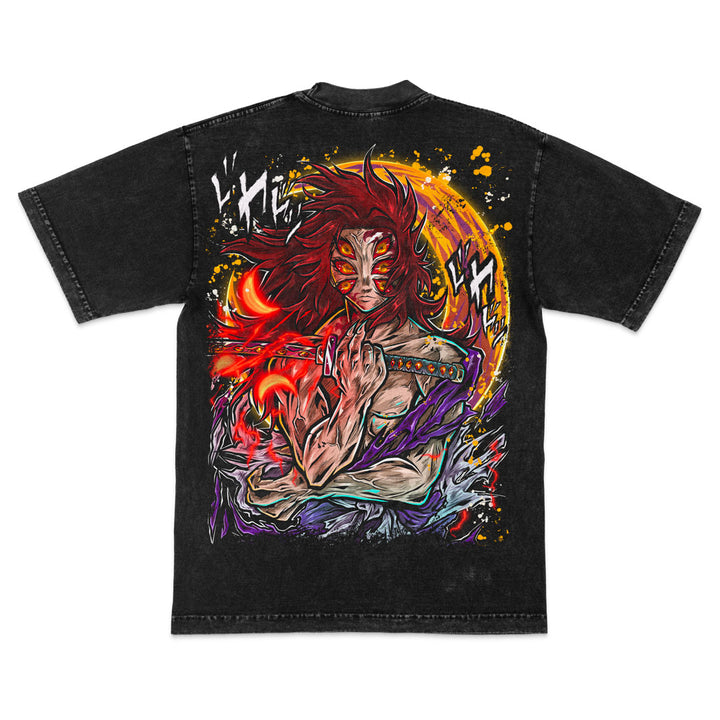 Upper Moon 1 Mineral Wash Heavyweight Tee - Black
