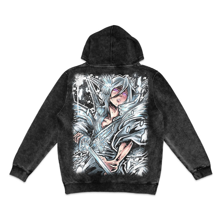 Eternal Winter Mineral Wash Hoodie - Black