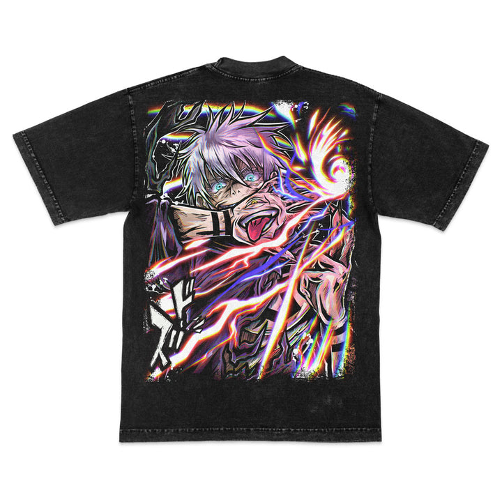 Cursed Union Mineral Wash Heavyweight Tee - Black