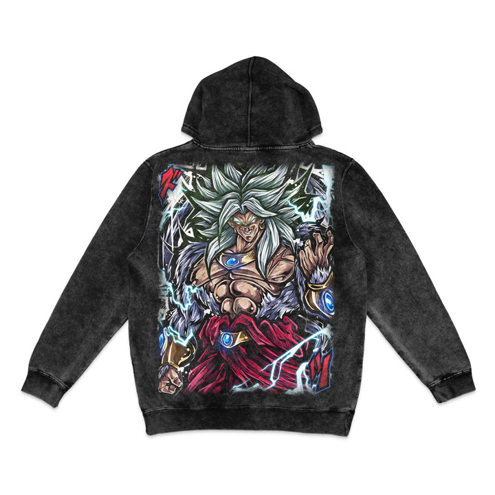 Savage Divinity Mineral Wash Hoodie - Black
