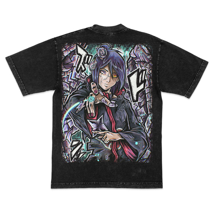 Paper Princess Mineral Wash Heavyweight Tee - Black