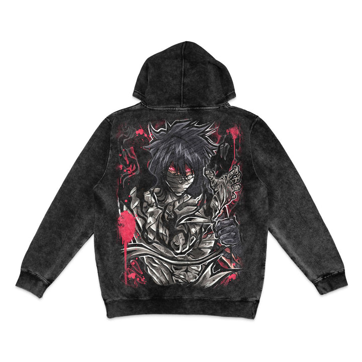 Shadow of Oblivion Mineral Wash Hoodie - Black