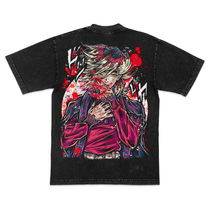 Upper Moon 2 Mineal Wash Heavyweight Tee - Black