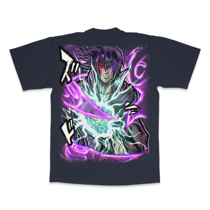The Last Uchiha Heavyweight Tee - Navy