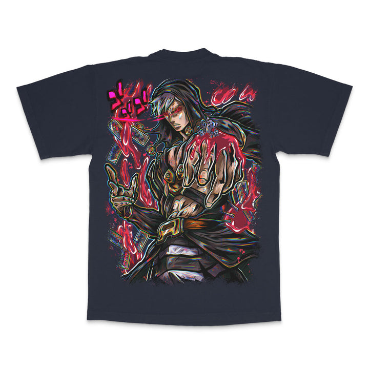 Metallic Mayhem Heavyweight Tee - Navy
