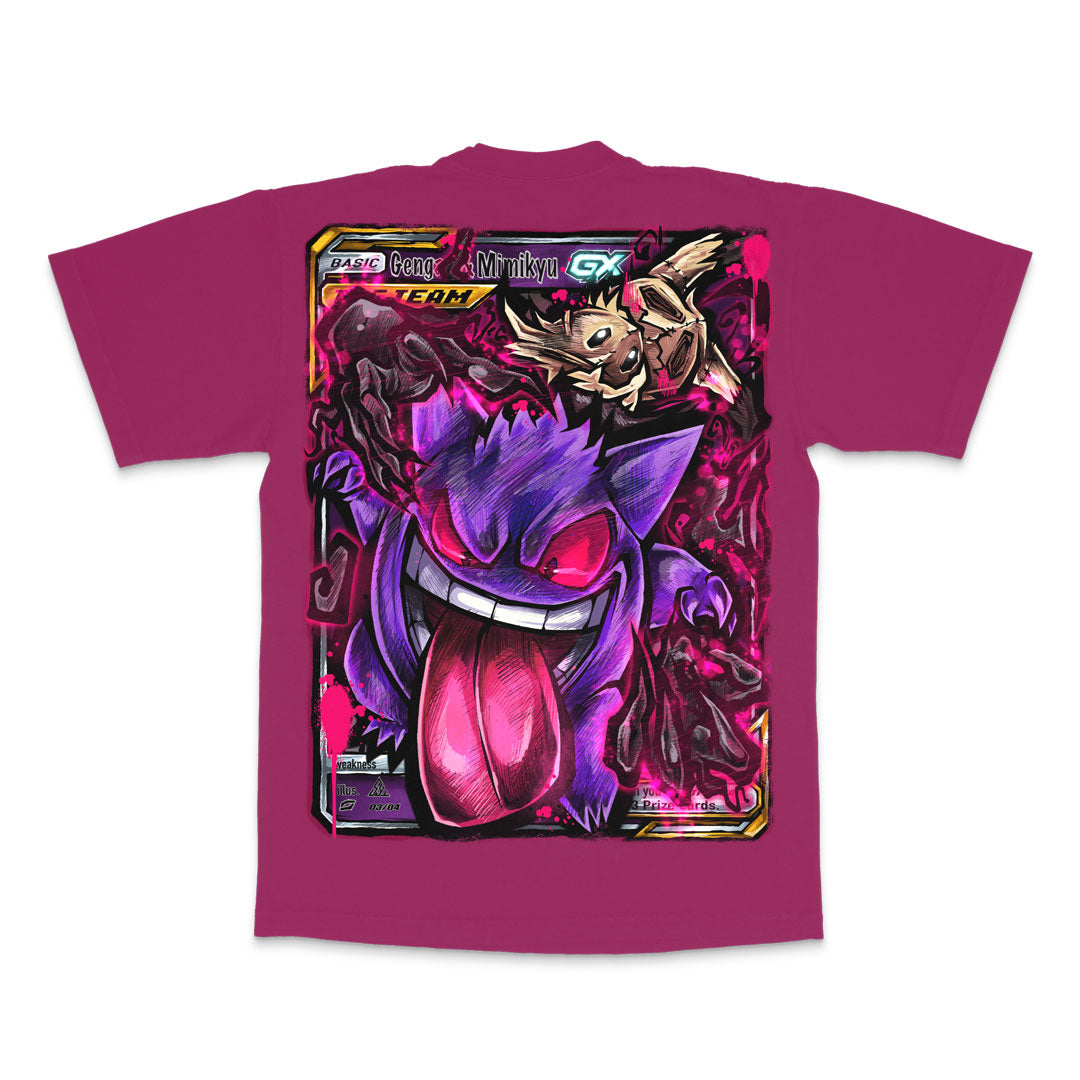 Nightmare Duo Heavyweight Tee - Ruby