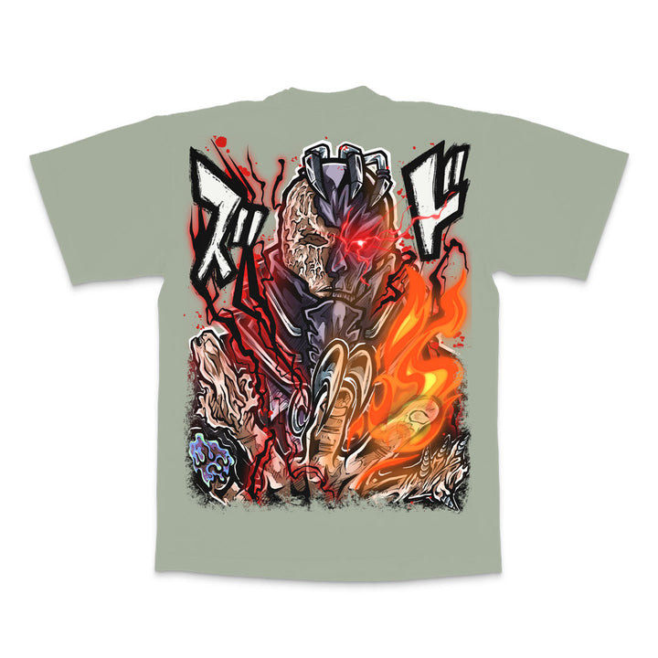 Sinister Monarch Heavyweight Tee - Sage