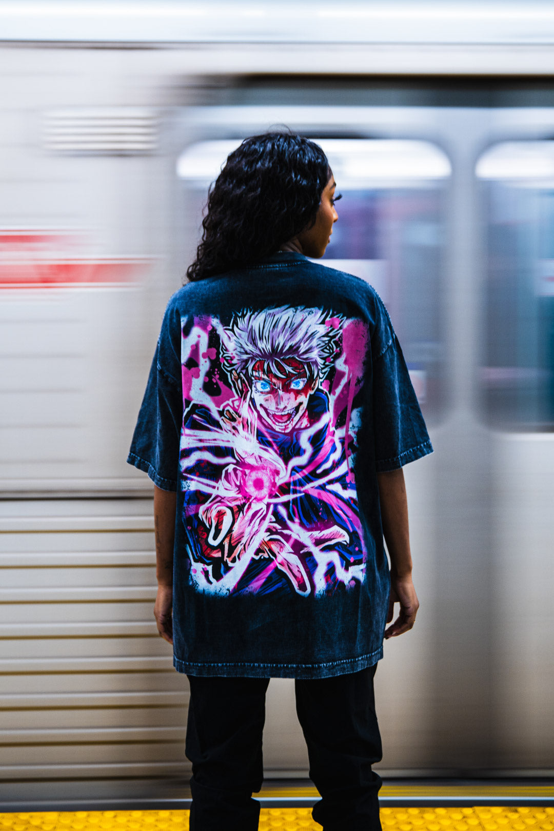 Hollow Devastation Mineral Wash Heavyweight Tee - Black