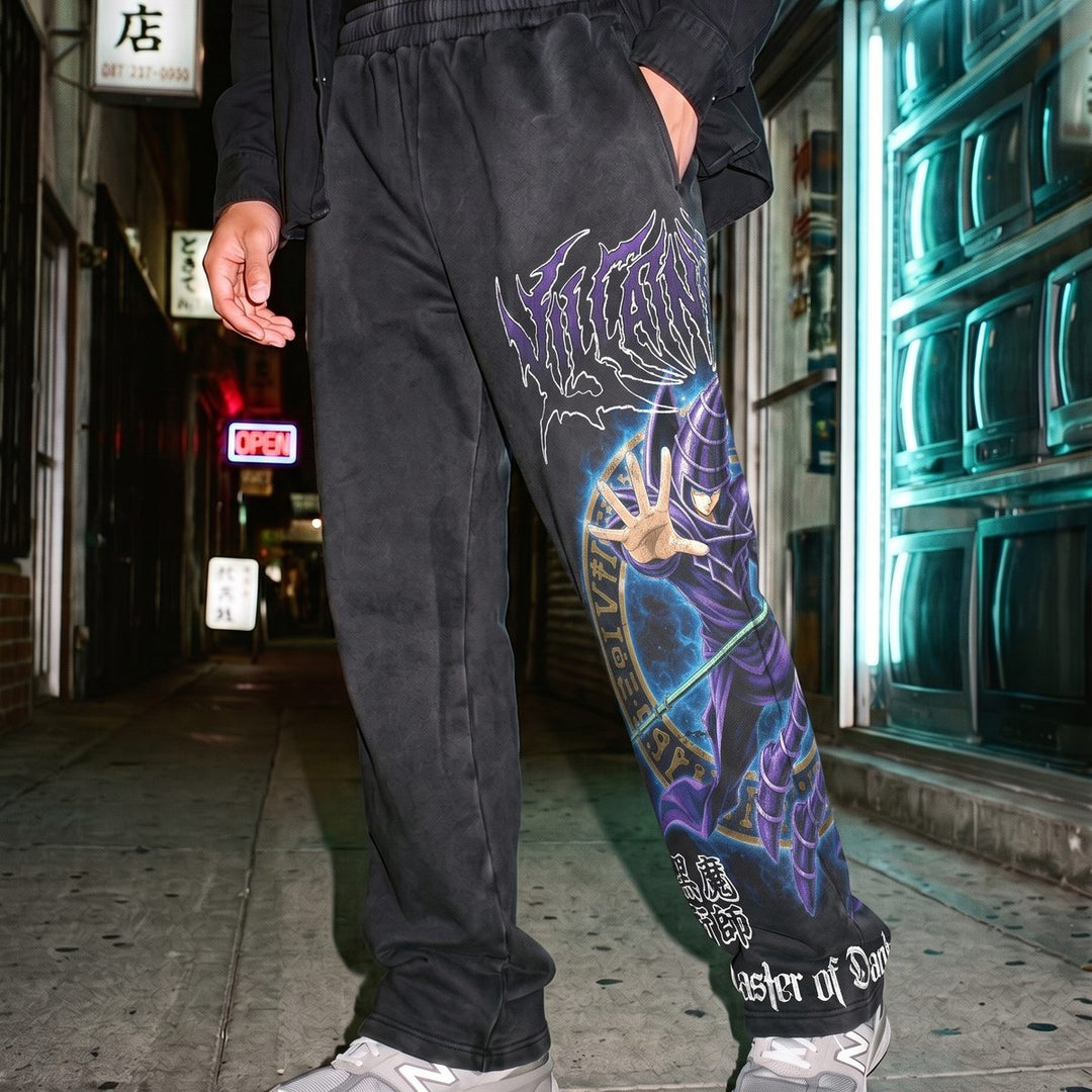 Darkcaster Heavyweight Baggy Sweatpants - Vintage Black