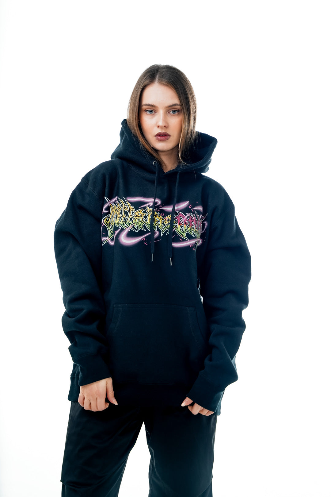 Demon Threads Heavyweight Hoodie - Black