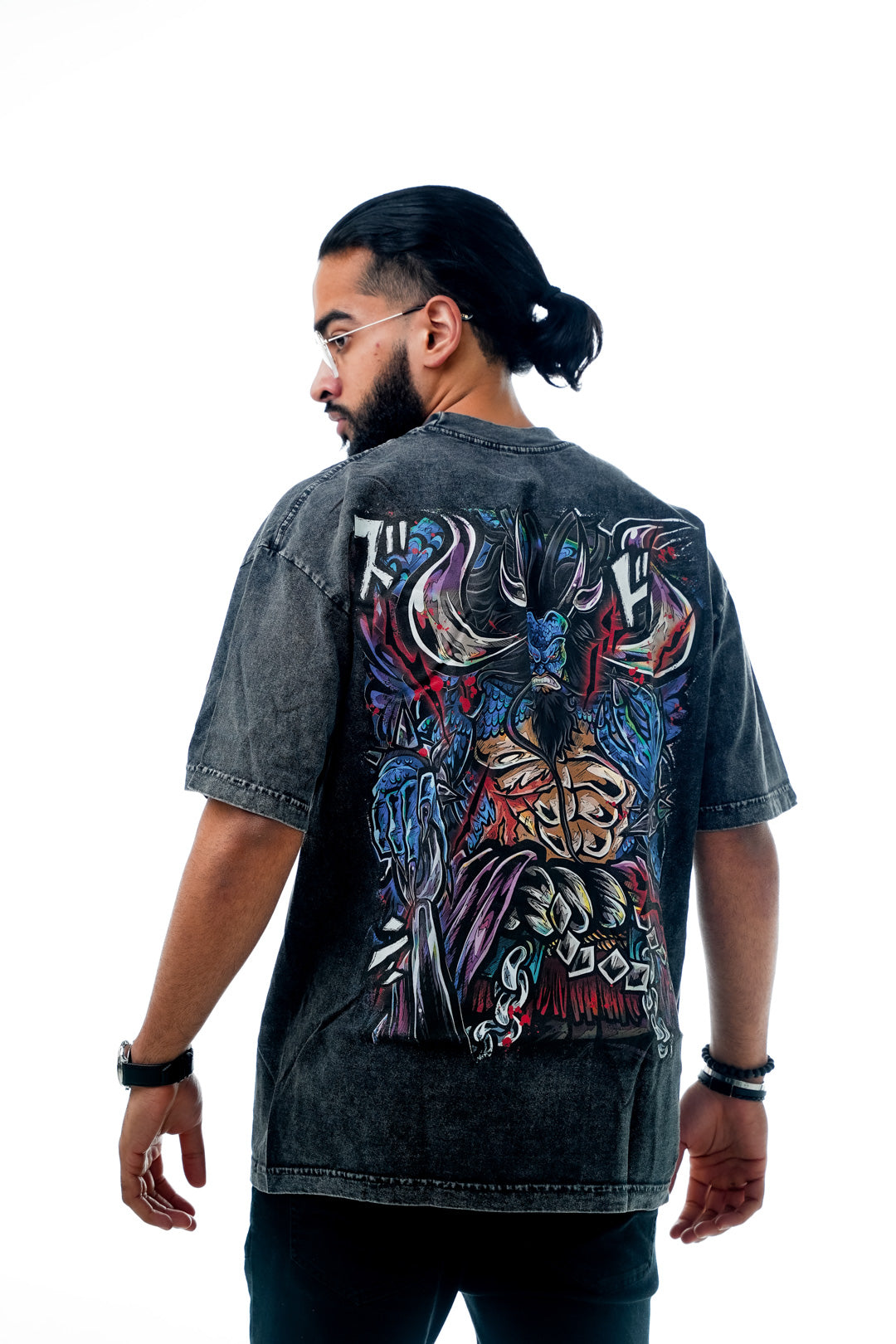 Scaled Tyrant Mineral Wash Heavyweight Tee - Black