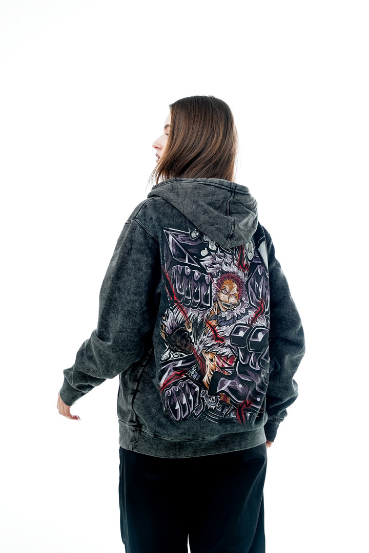 Prophetic Predator Vintage Wash Hoodie - Black