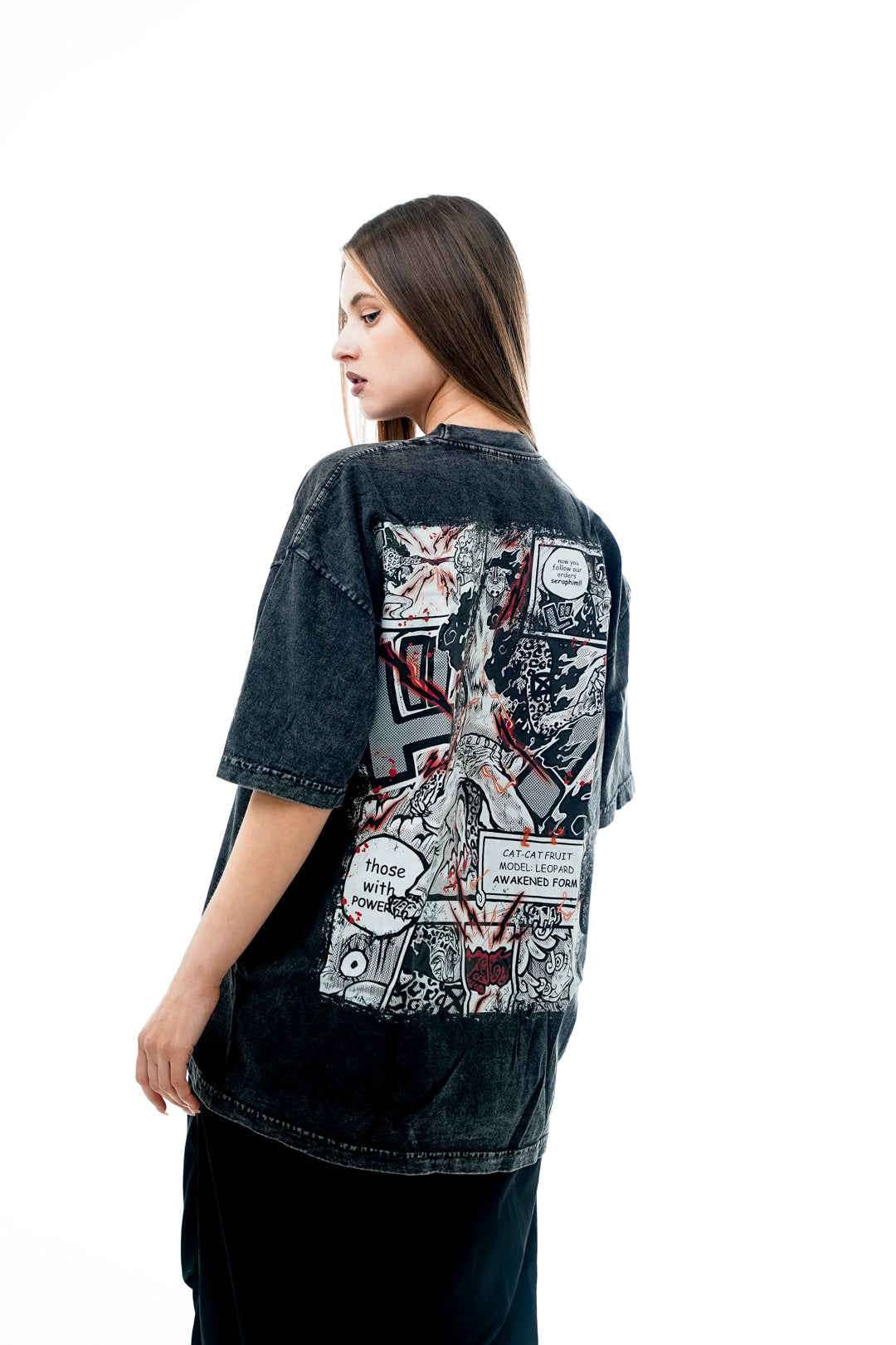 Awakened Apex Mineral Wash Heavyweight Tee - Black