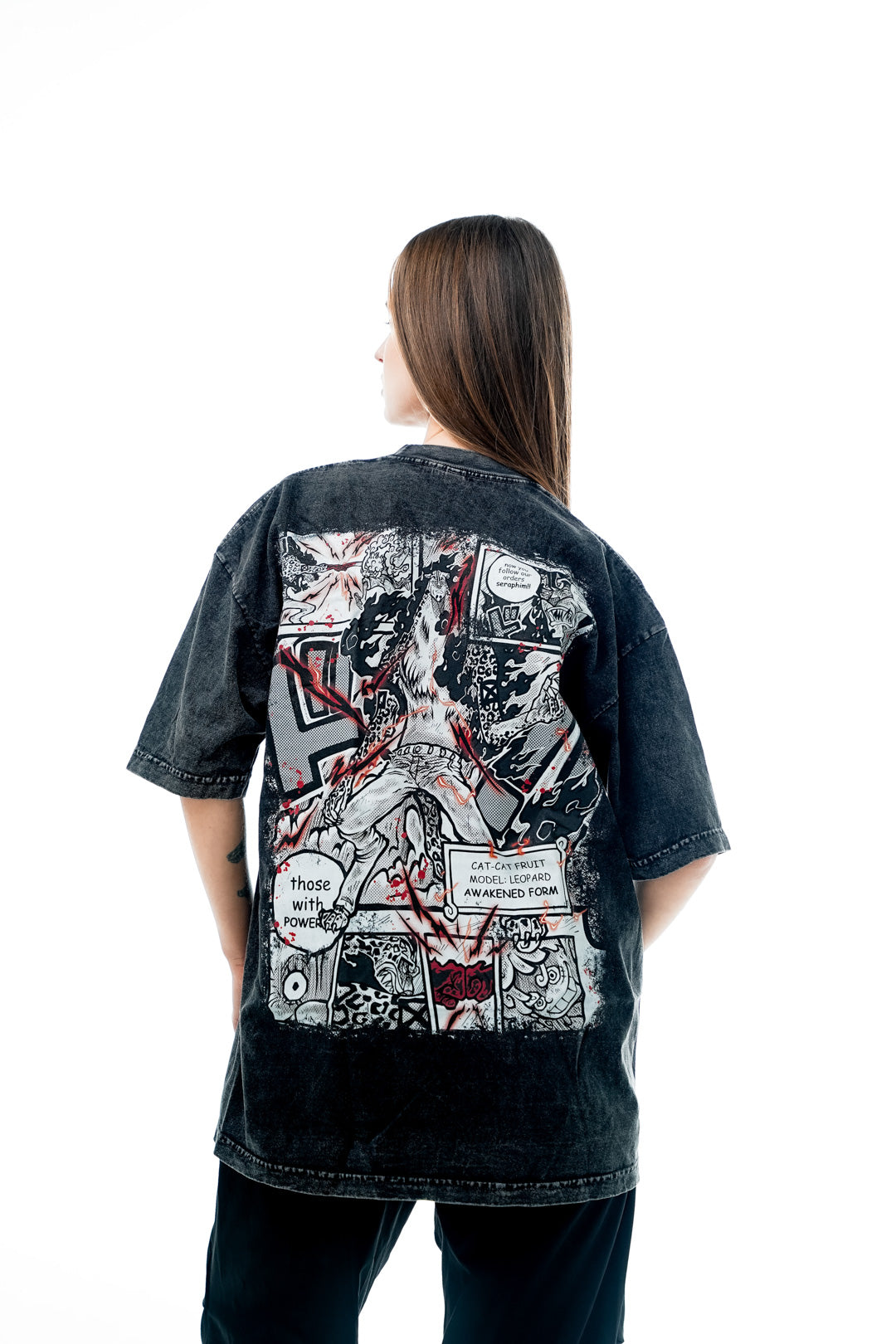 Awakened Apex Mineral Wash Heavyweight Tee - Black
