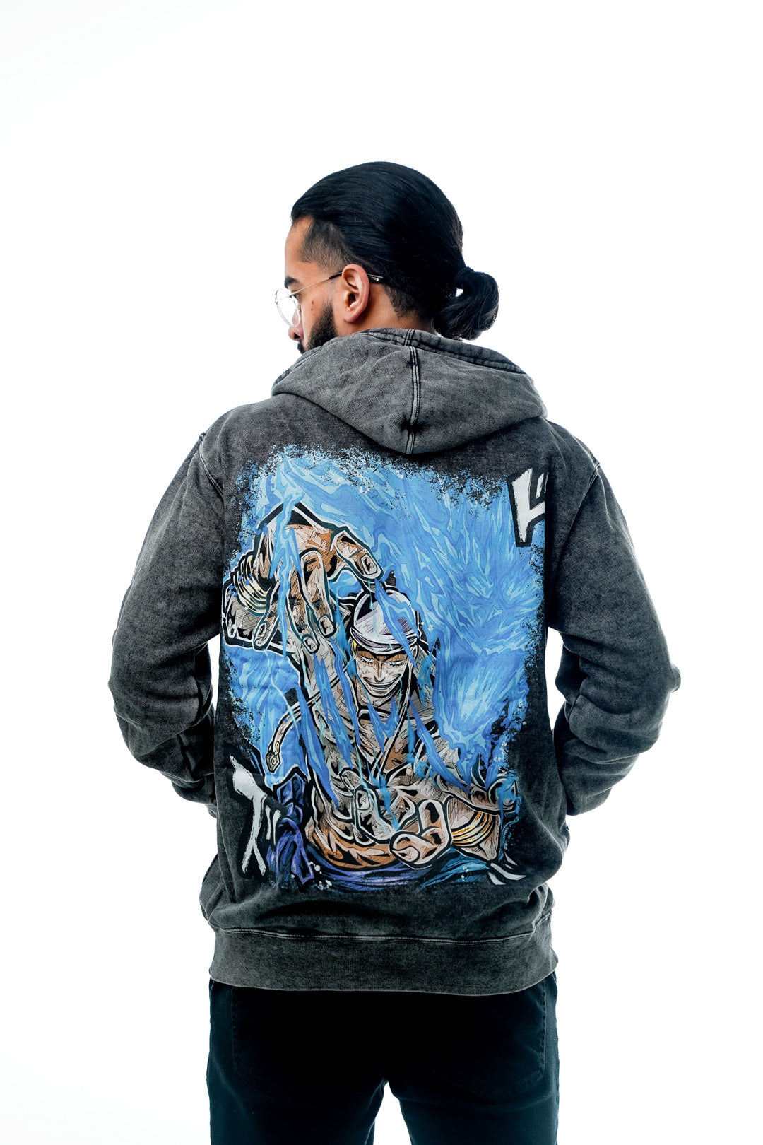 Skybreaker Vintage Wash Hoodie - Black