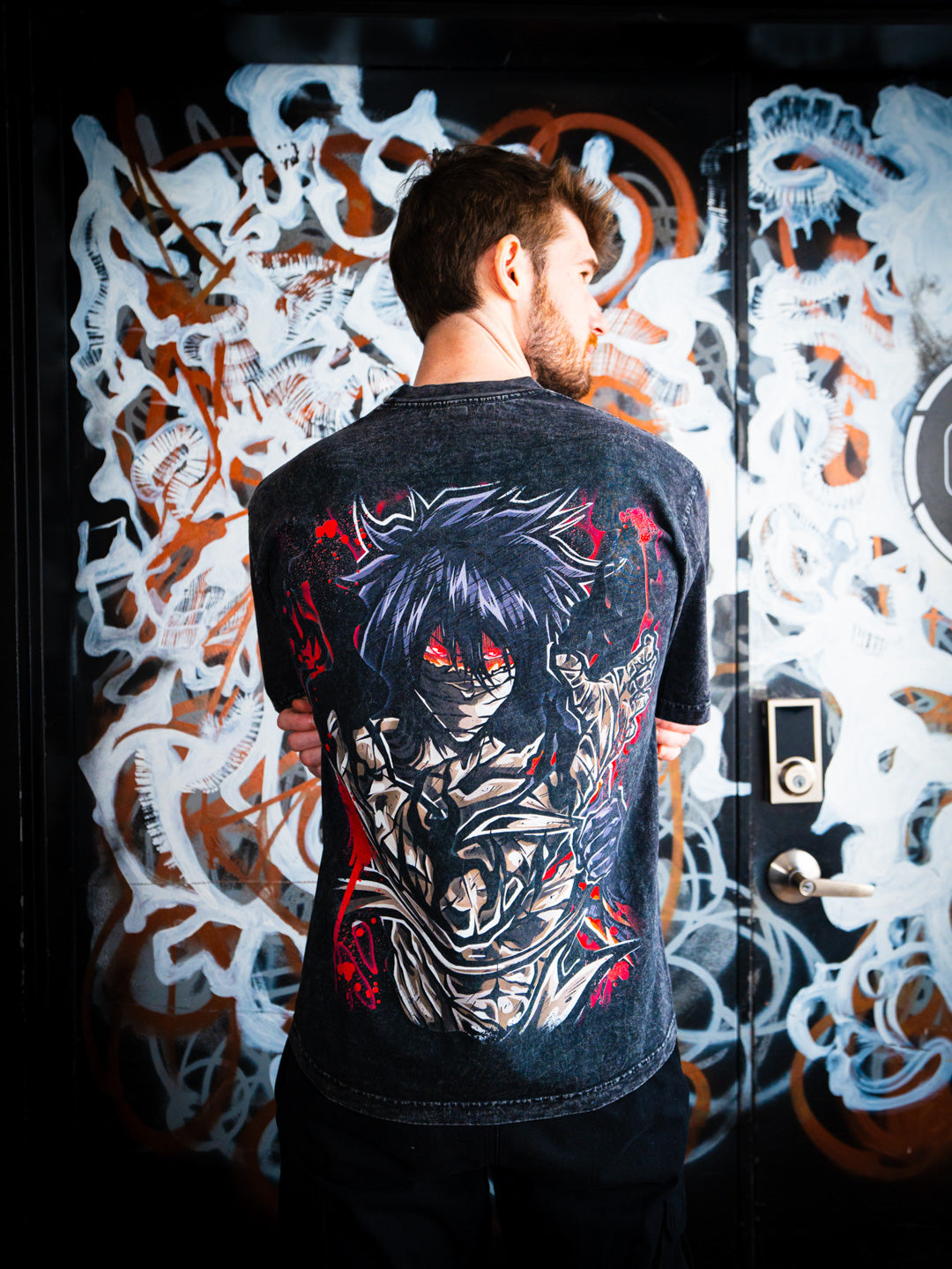 Shadow of Oblivion Mineral Wash Heavyweight Tee - Black