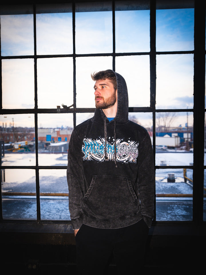 Eternal Winter Mineral Wash Hoodie - Black
